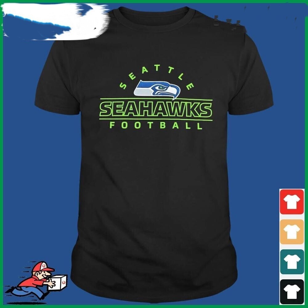 Seattle Seahawks Dual Threat Football  T-shirt